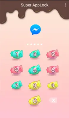 AppLock Theme Candy Sweety android App screenshot 3