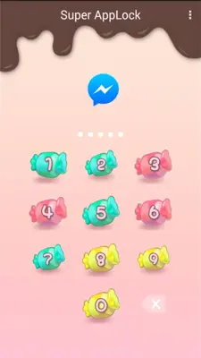 AppLock Theme Candy Sweety android App screenshot 6